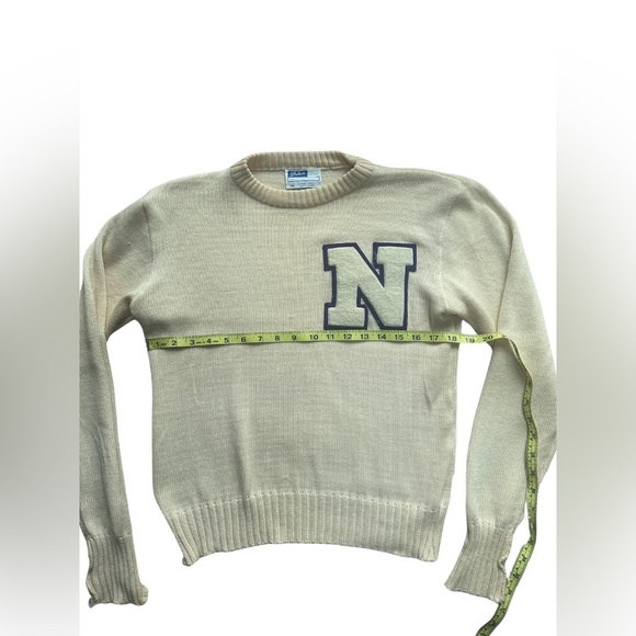 Vintage Dehen 100% Wool Varsity Sweater – Size M - Picture 6 of 10